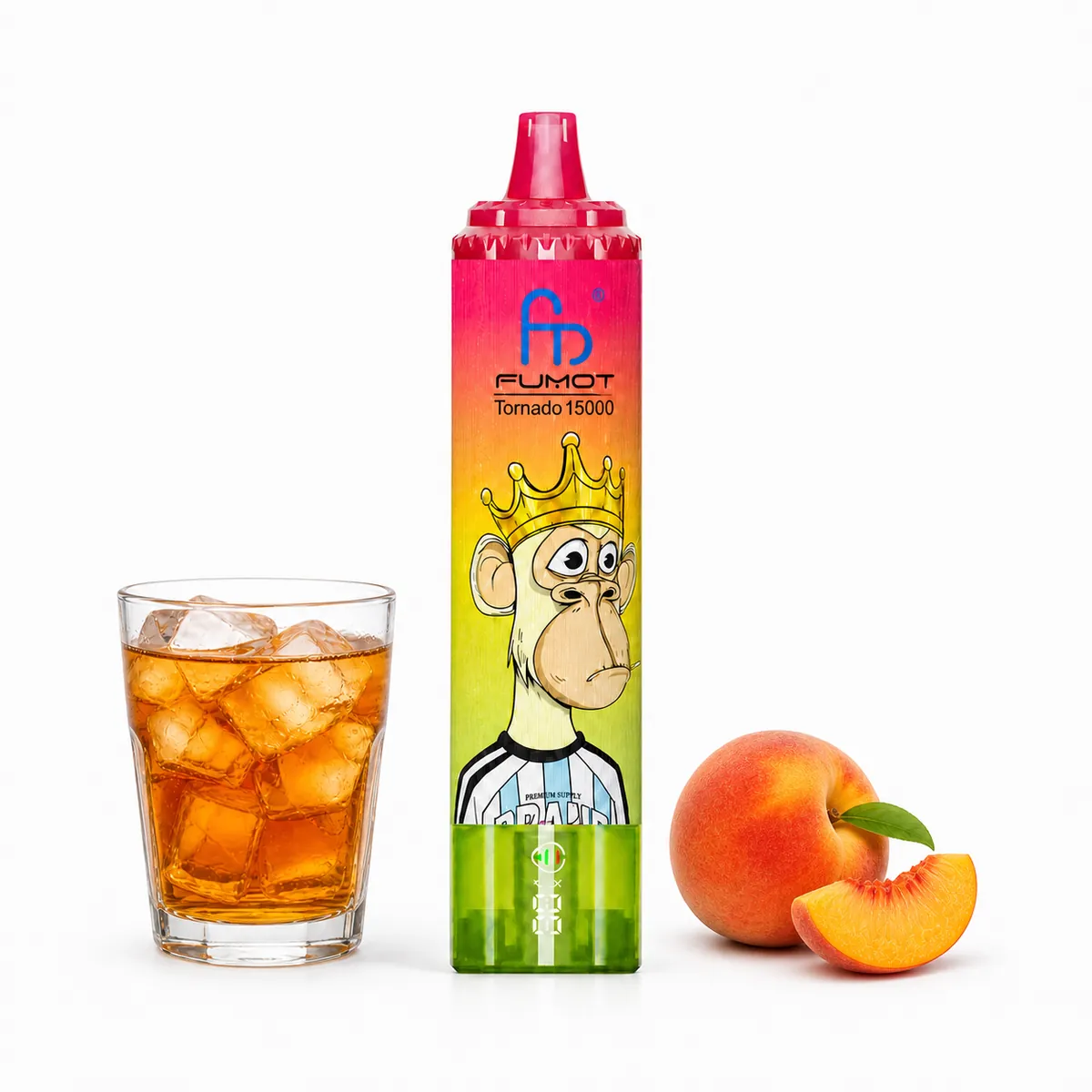 Fumot Tornado 15000 Ice Tea Peach Ice – Einweg-Vape, Produktansicht