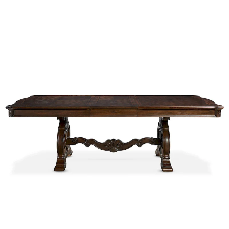 Steve Silver Richland 96 Inch Traditional Dining Table, Brown