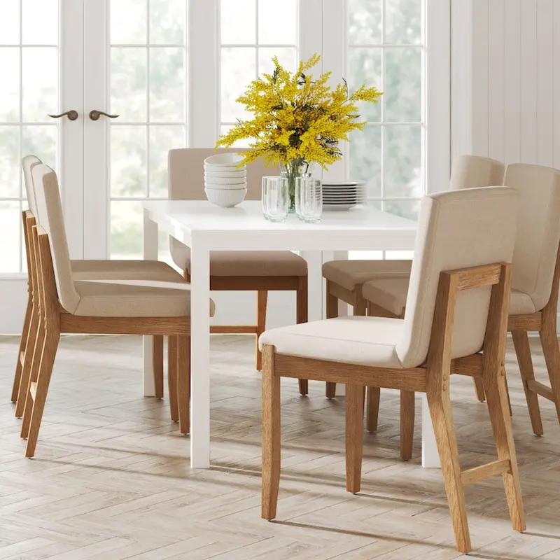 Gracie Modern Dining Chair, Upholstered Accent Dining Chair