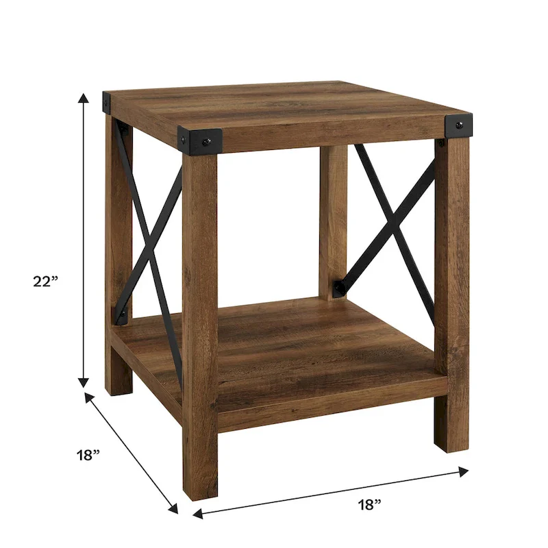Middlebrook Kujawa 18-inch X-side Accent Table