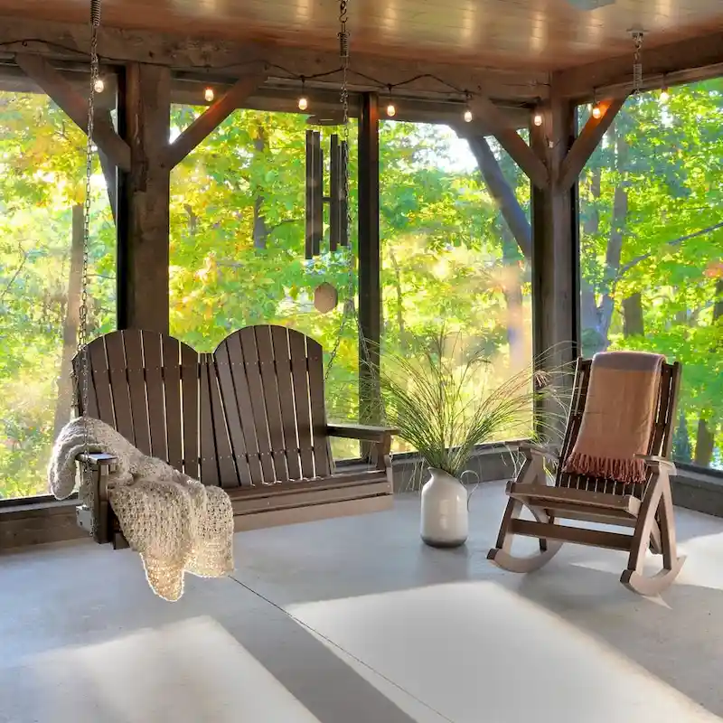 Poly Lumber Adirondack Swing