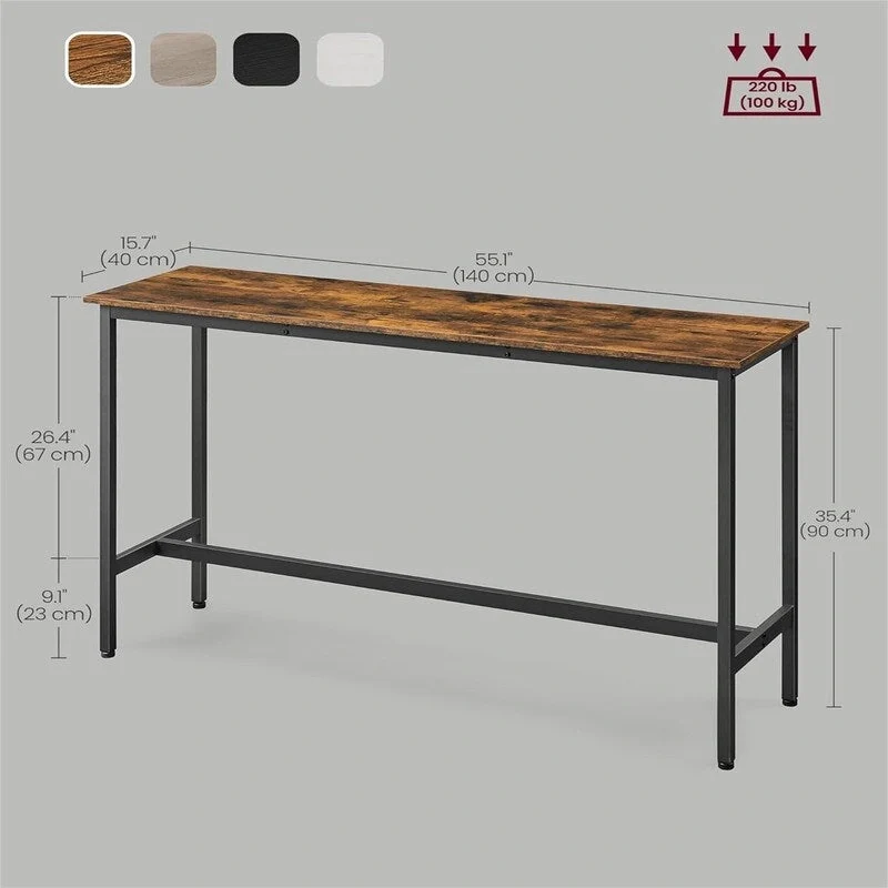 Narrow Long Bar Table