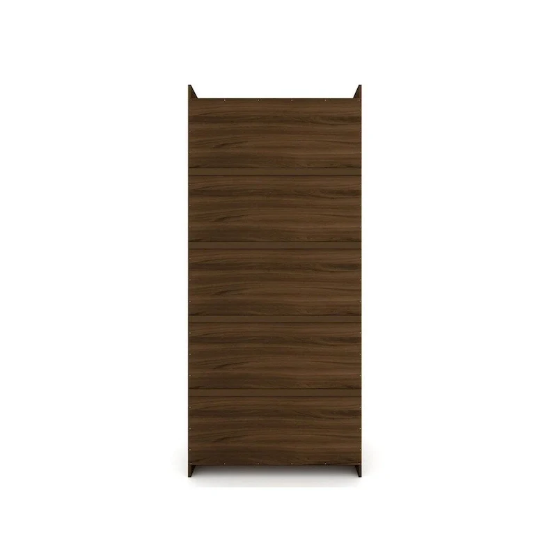 Mulberry Open 3 Sectional Modem Wardrobe Closet with 6 Drawers