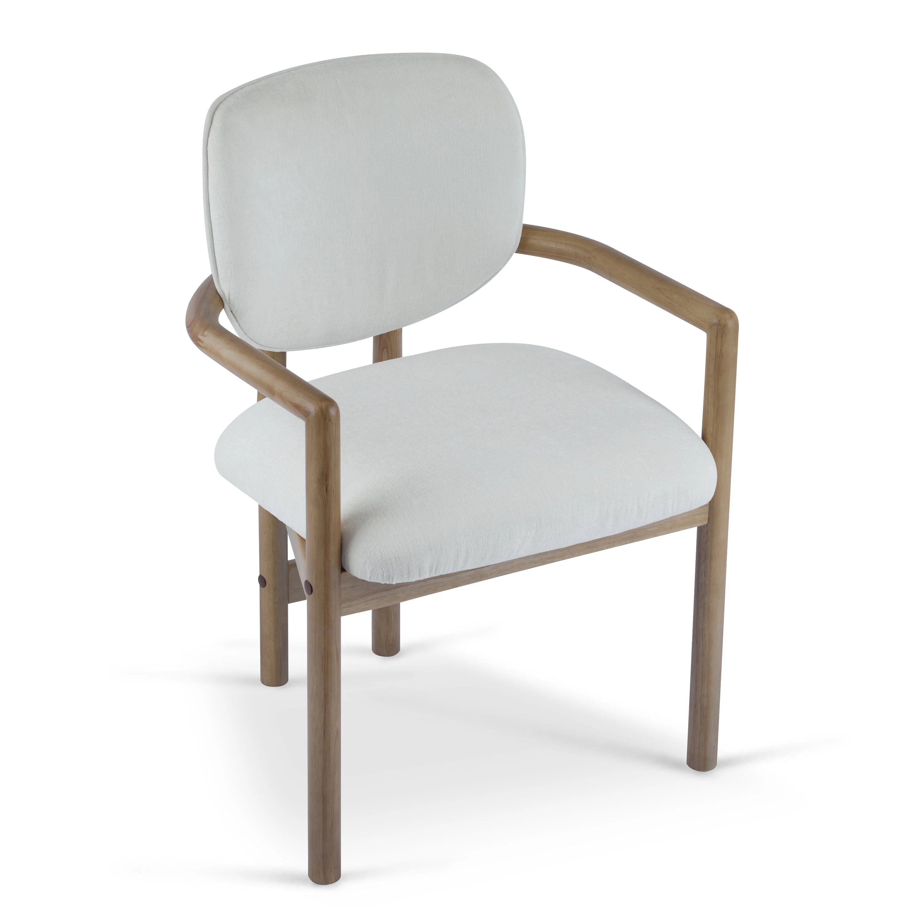 Walker Edison | Modern Wood Upholstered Dining Chairs Set of 2