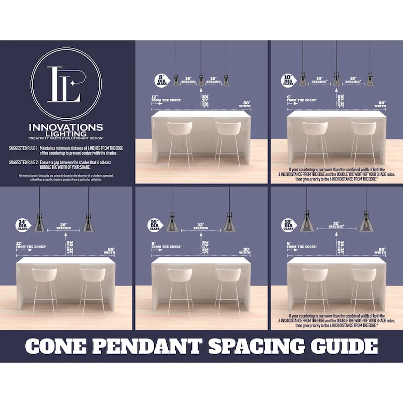 Innovations Lighting 201CSW-14-12 Cone Pendant Cone 12  Wide pendant