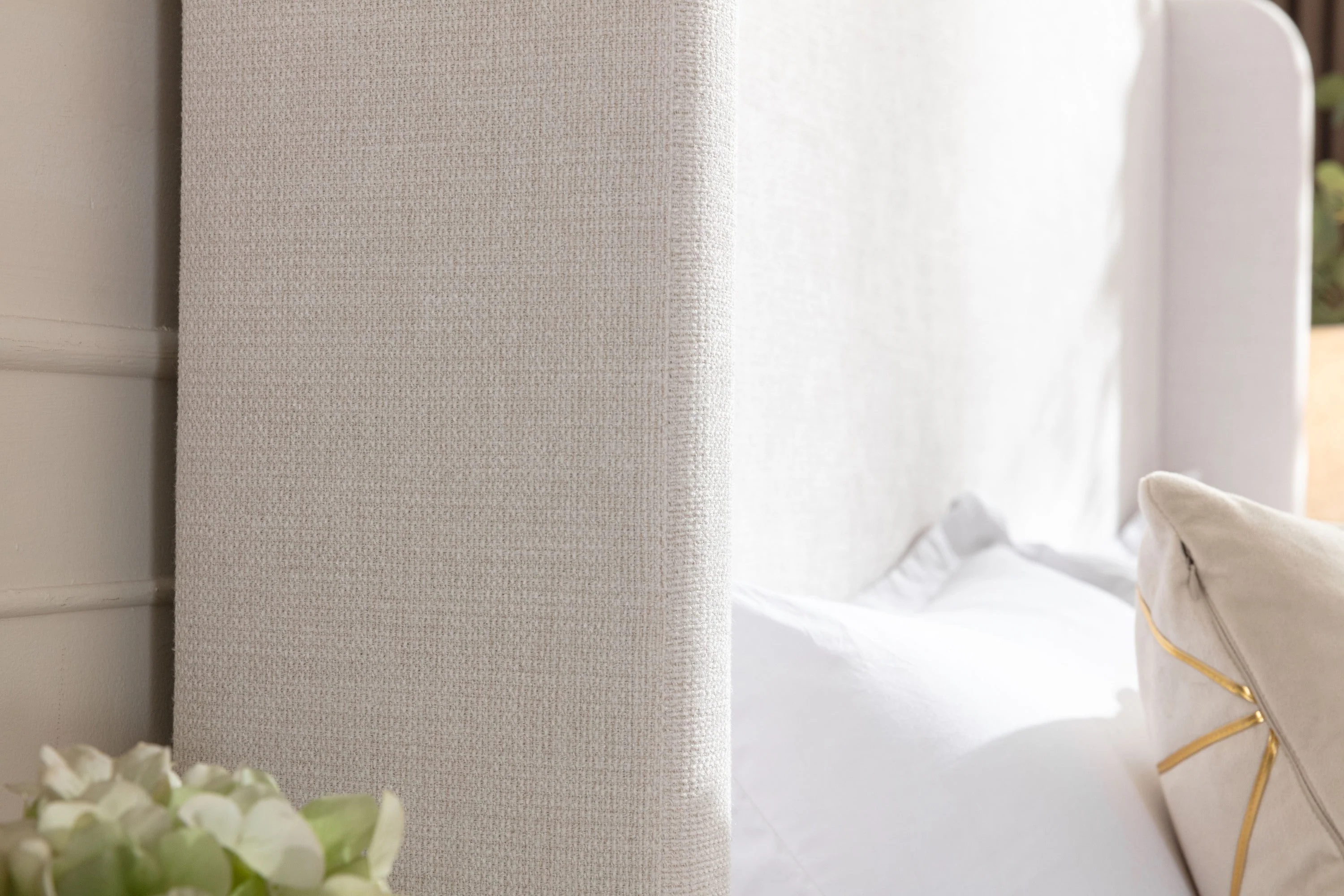 Walker Edison | Harper Tall 54 Headboard Upholstered Queen Bed