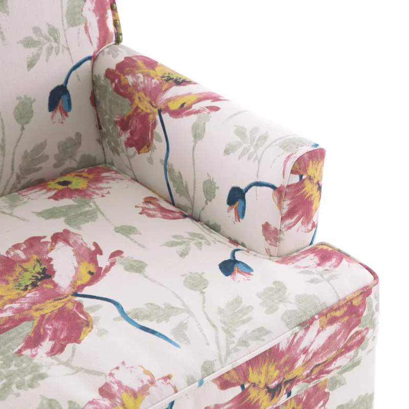 Armchair Accent Chairs with Nailhead Trim Set of 2