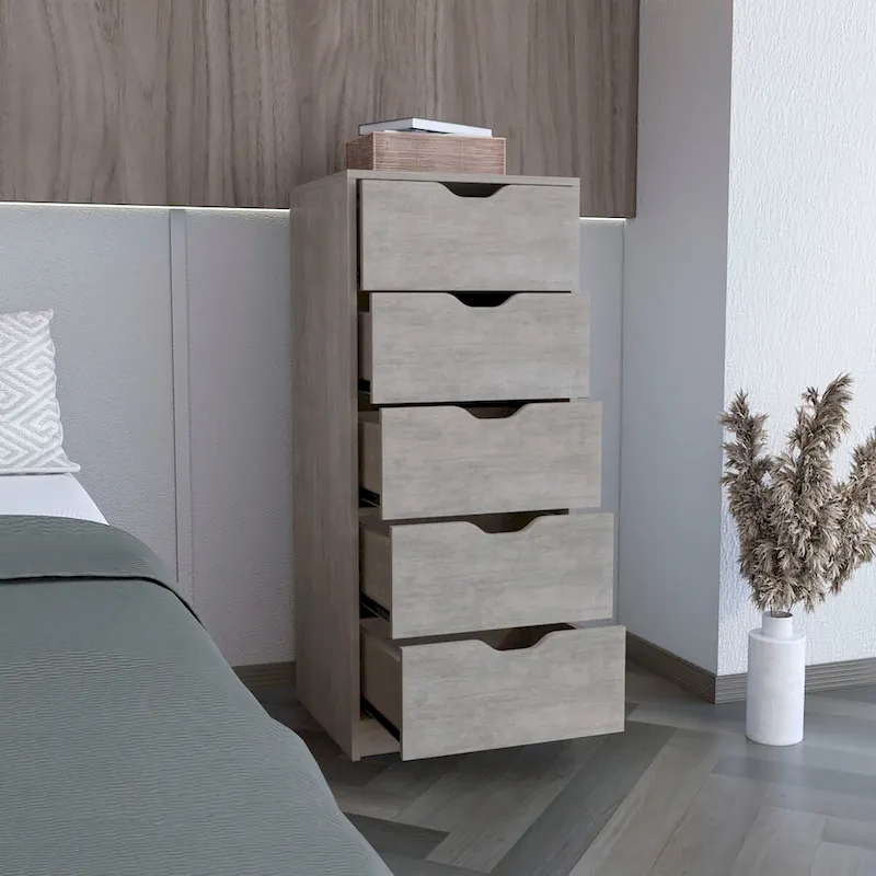 Basilea 5 Drawer Tall Dresser