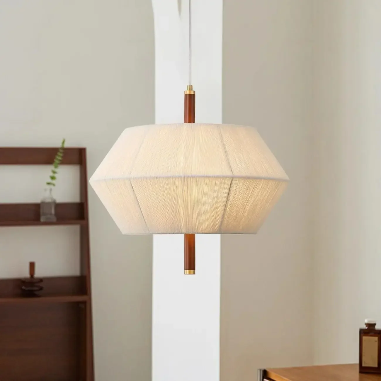 Modern Woven Fabric Dining Room Pendant Light