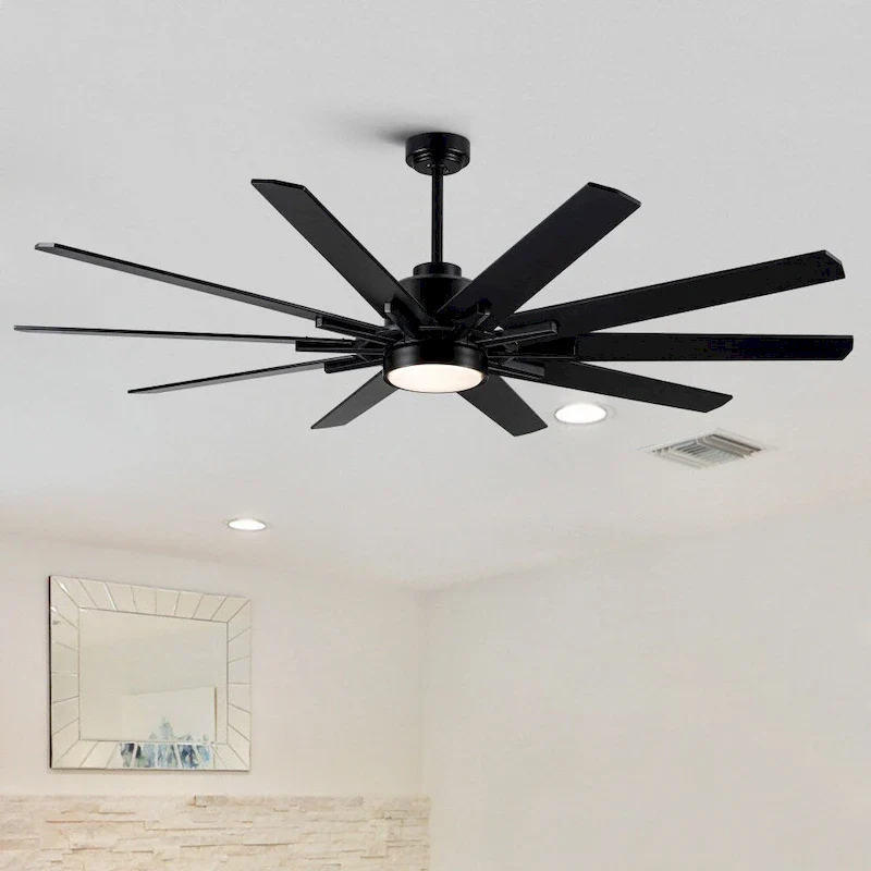 72 in.W Integrated LED Smart Ceiling Fan with Remote Control