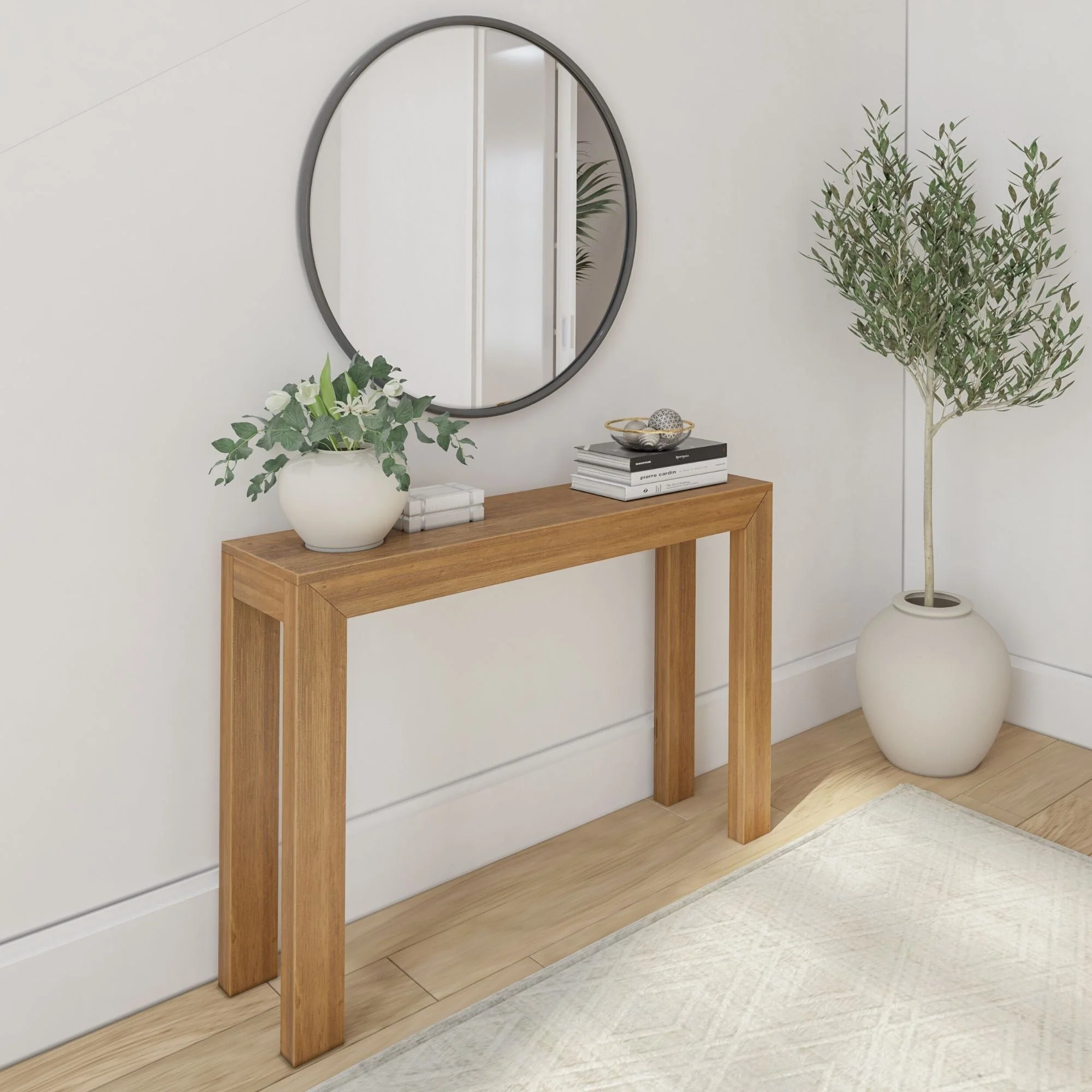 Plank and Beam Modern Console Table - 46
