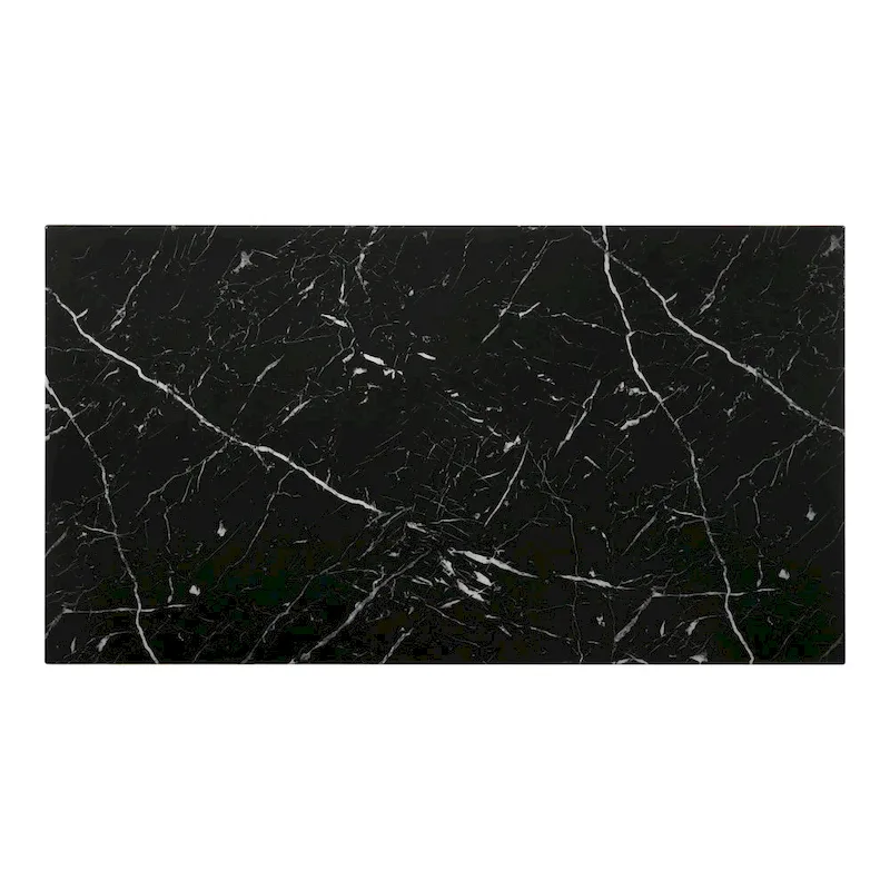 DH BASIC Transitional Rubberwood 3-Piece Open-Shelf Coffee Table and End Table Set with Drawer by Denhour