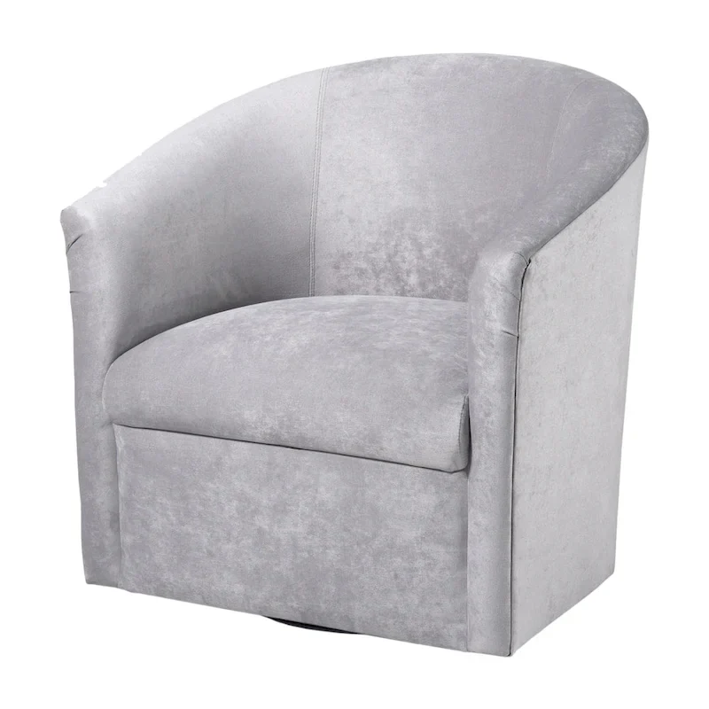 Ellery Modern Microfiber Swivel Accent Chair by Greyson Living