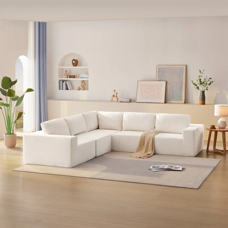 Modular L Shaped Sectional Sofa