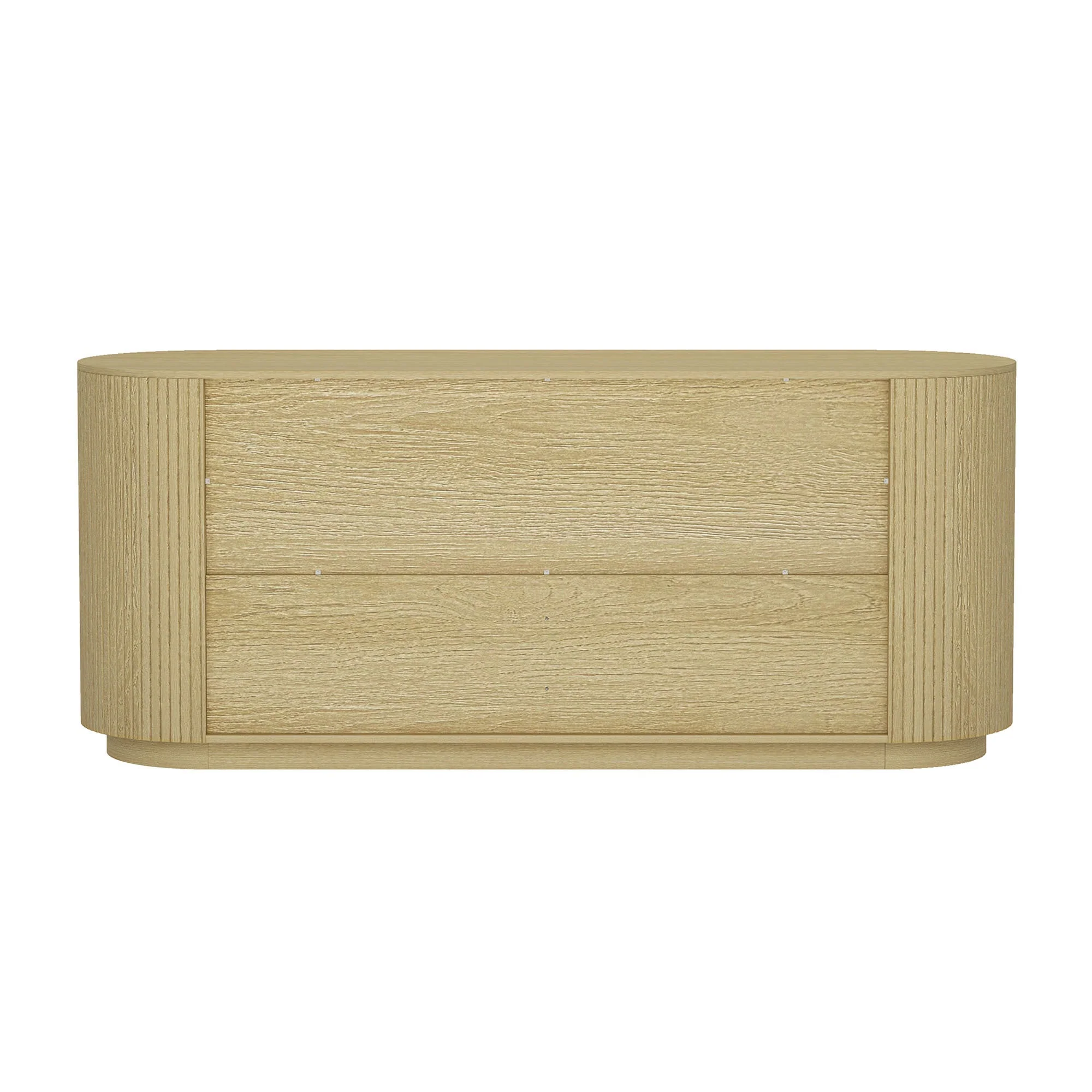Olivia Fluted 71' 6-Drawer Dresser