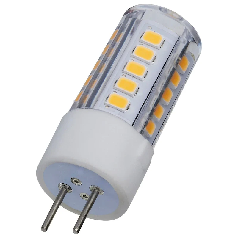 4.5 Watt Mini LED GY6.35 Base 3000K Clear Finish 12 Volt