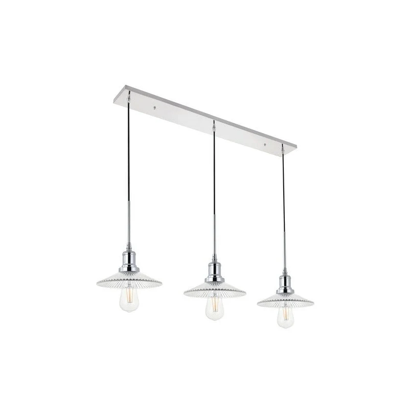 Waltz 3 light black Pendant