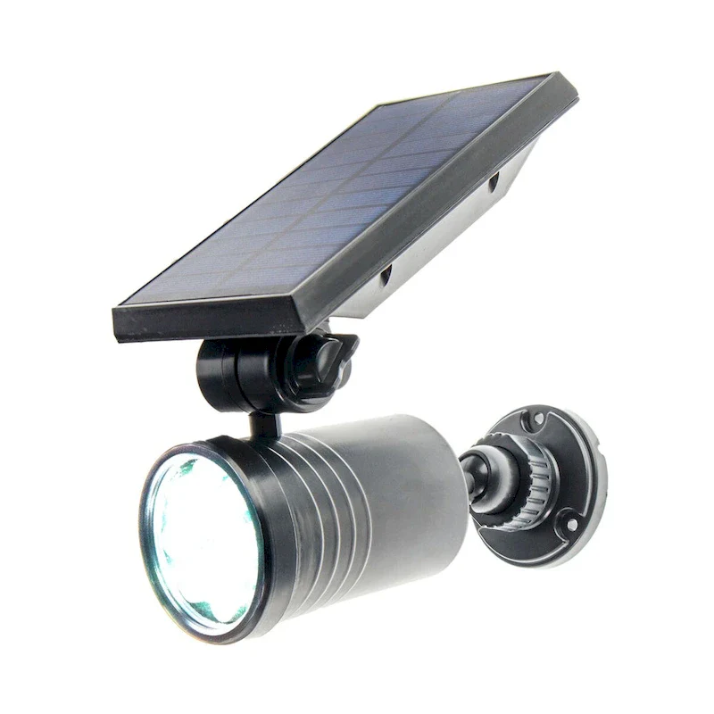 8 LED Solar Powered Motion Security Sensing Spotlight - IP66 Waterproof, 360Rotatable 1400LM Warm Bright White Floodlight
