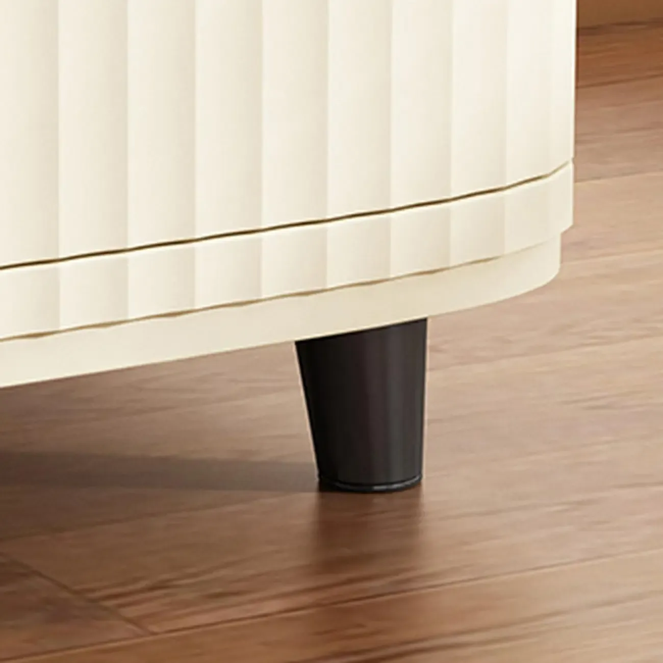 Modern Black And White Grid Top Nightstands with Drawers