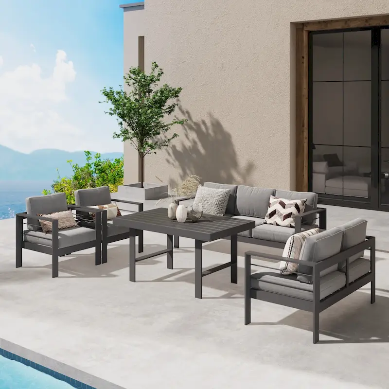 Royalcraft 5-Piece Outdoor Conversation Set with Cushions