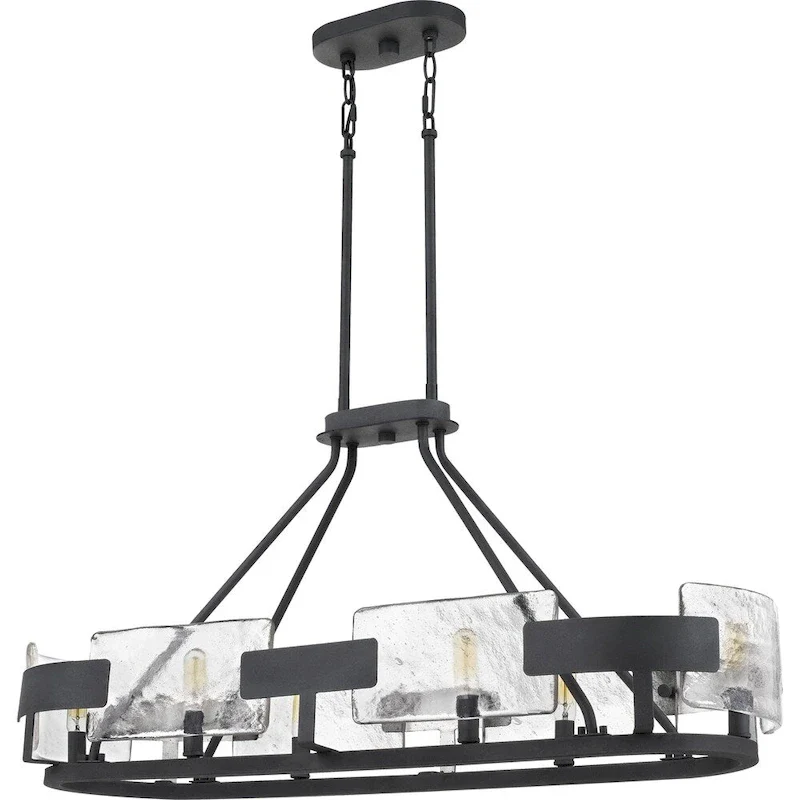 Quoizel Stratum Royal Ebony 6-light Island Chandelier