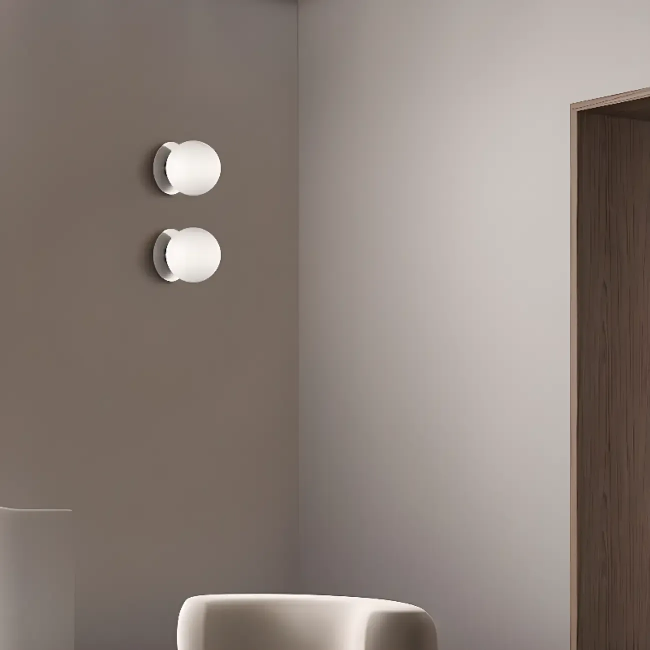 Modern Wall Mounted Vanity Lights with Unique Ball Design
