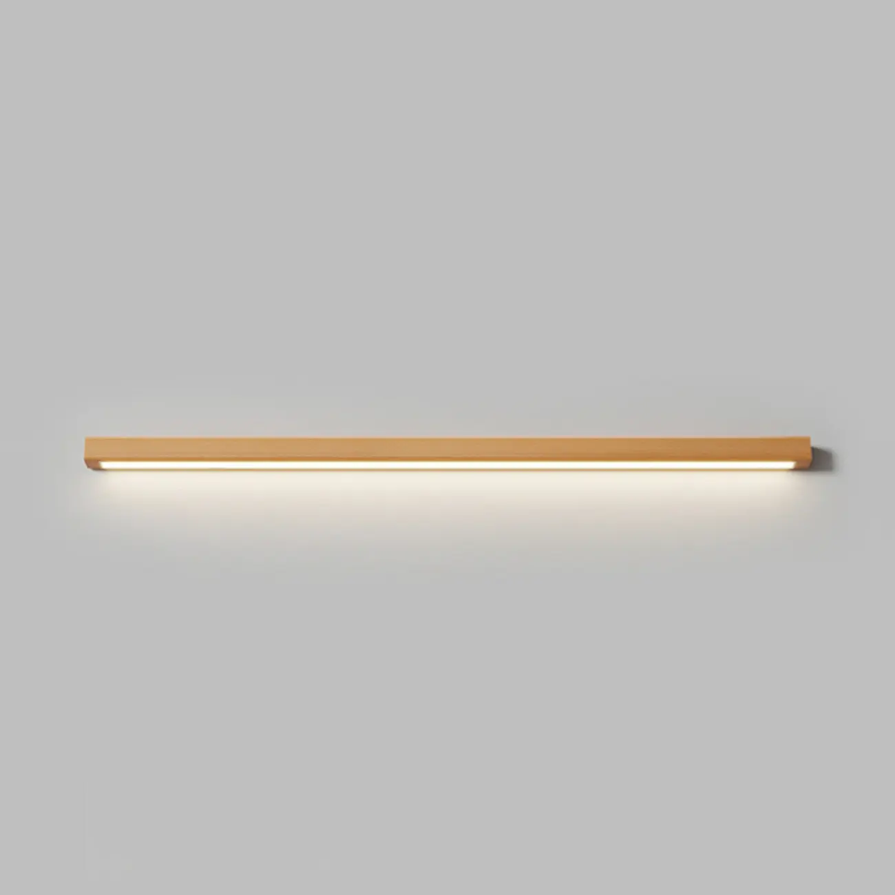 Modern Wood LED Bathroom Vanity Light 3-Gear Dimming