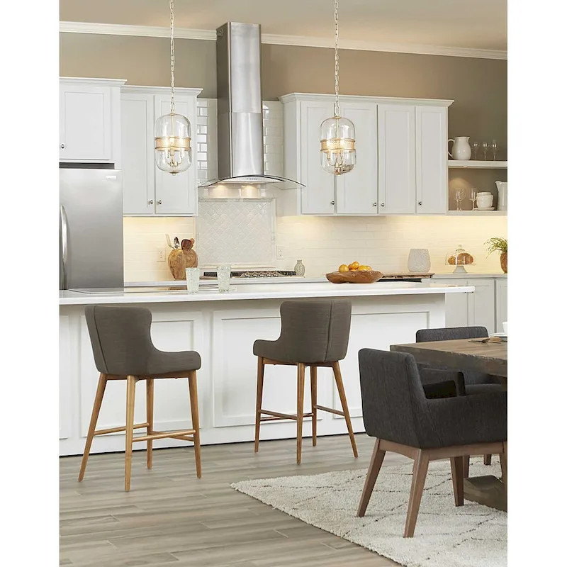 Progress Lighting Cayce 3 Light 9  Wide Taper Candle Mini Pendant