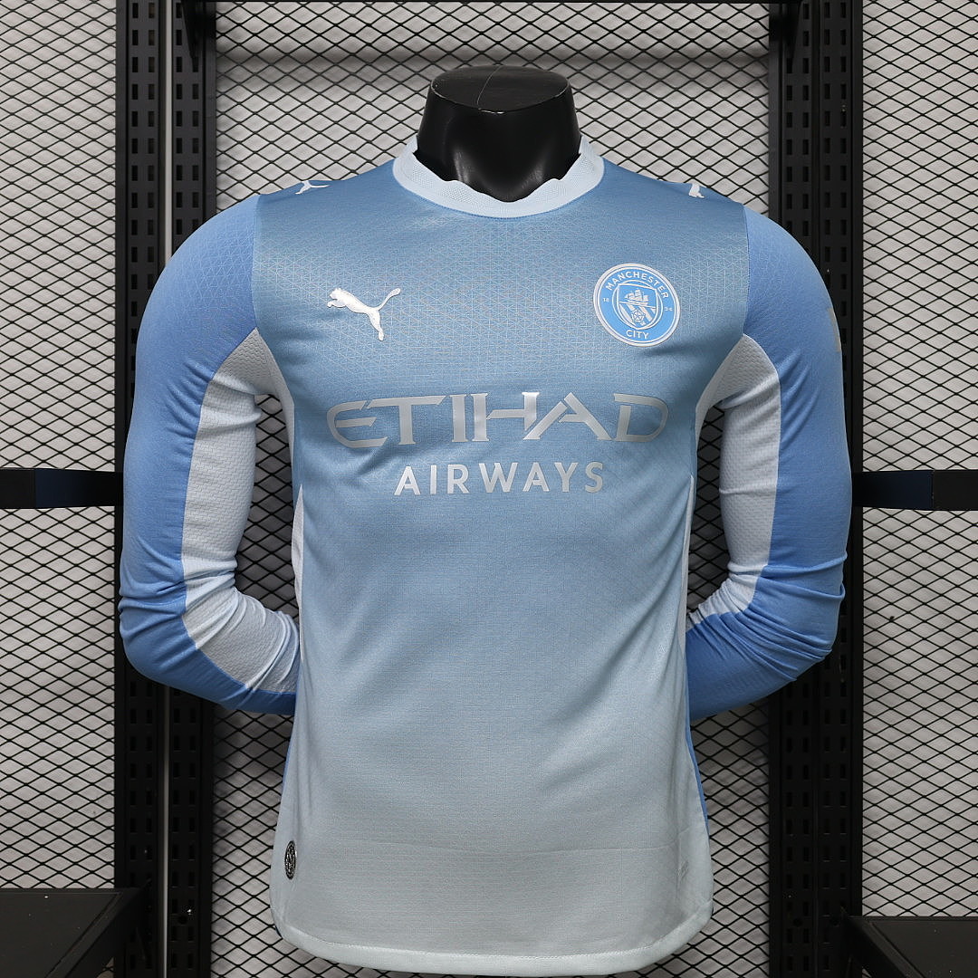 Maillot Manchester City domicile manches longues 2026/27