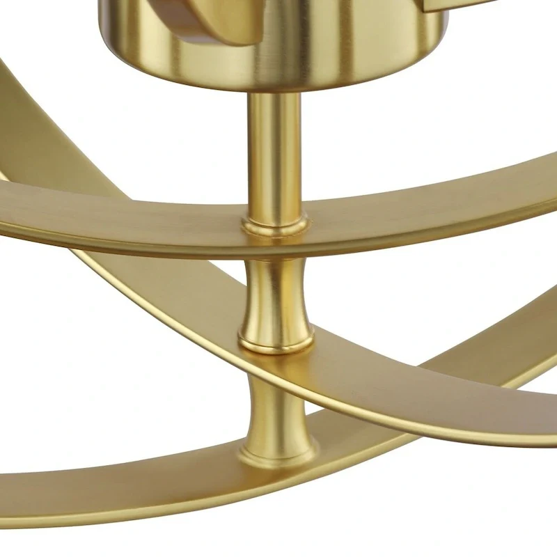Equinox Collection Satin Brass Five-Light Sphere Pendant - 26.180  x 24.410  x 12.200