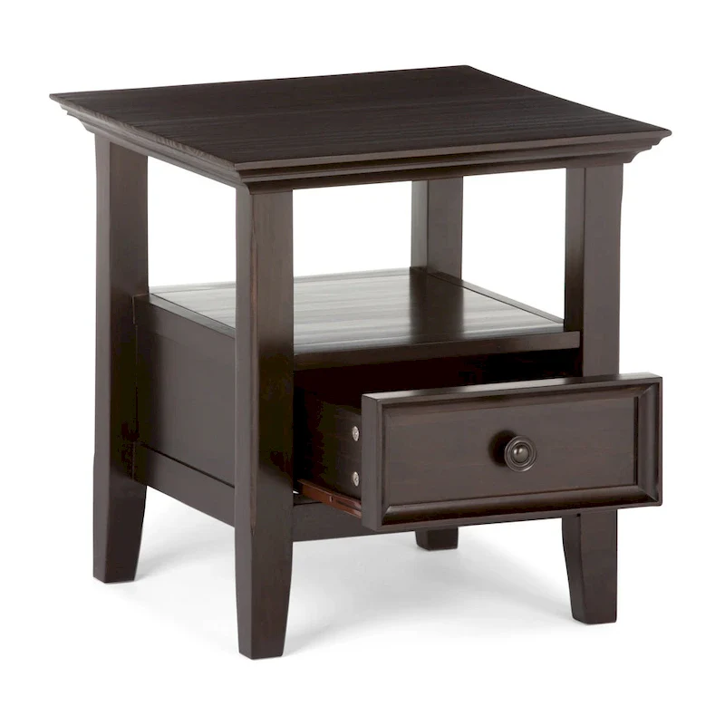 WYNDENHALL Halifax Solid Wood 19-inch Square End Table - 19 inch wide