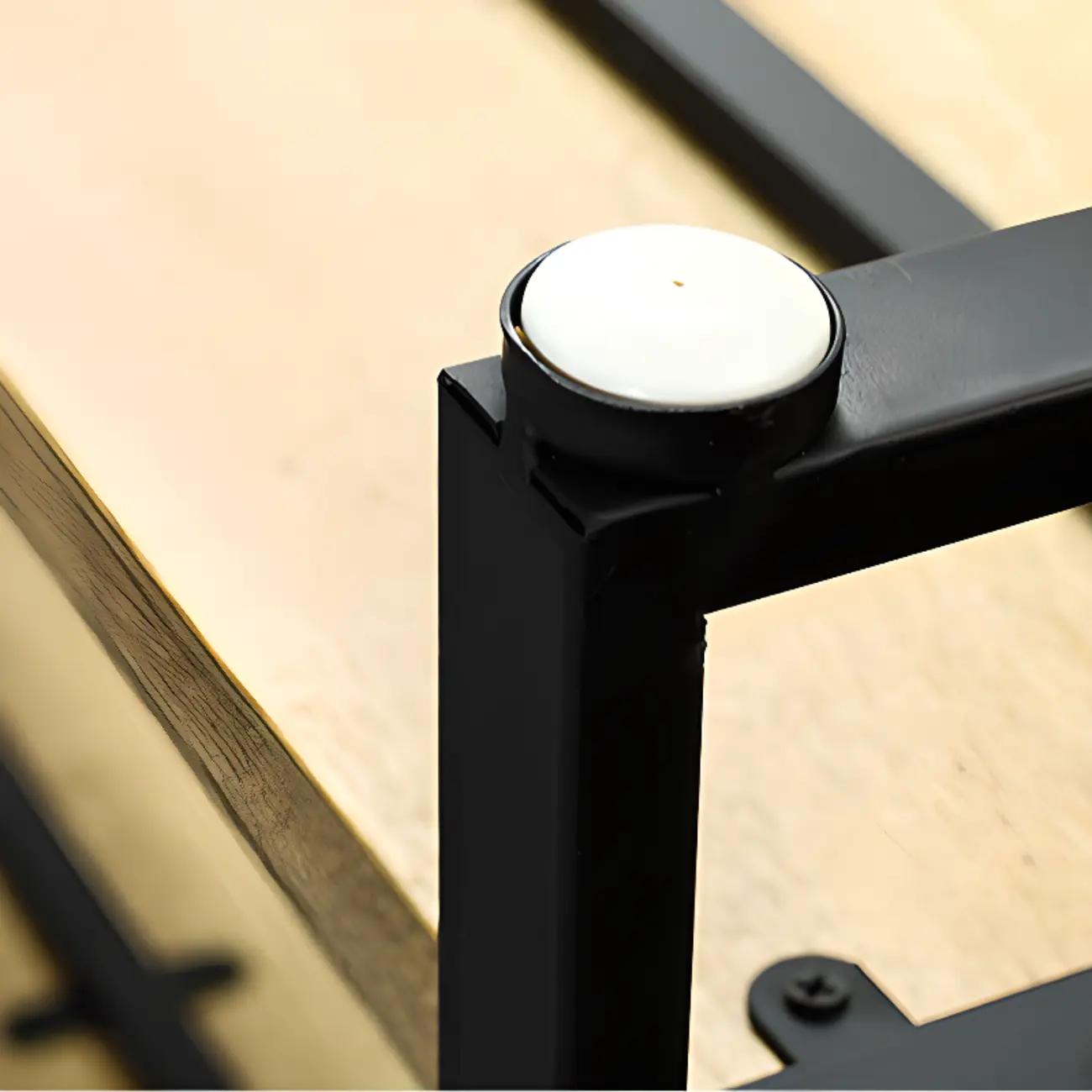 5-Tier Open Back Metal Frame Rectangular Bookcase