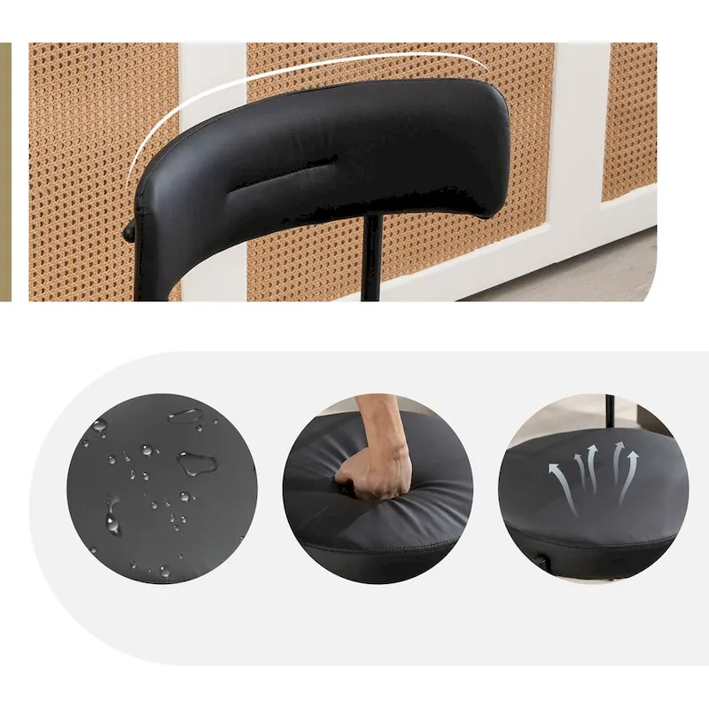 AVAWING Dining Chairs Mid-Century Modern Kitchen Chairs Set of 4