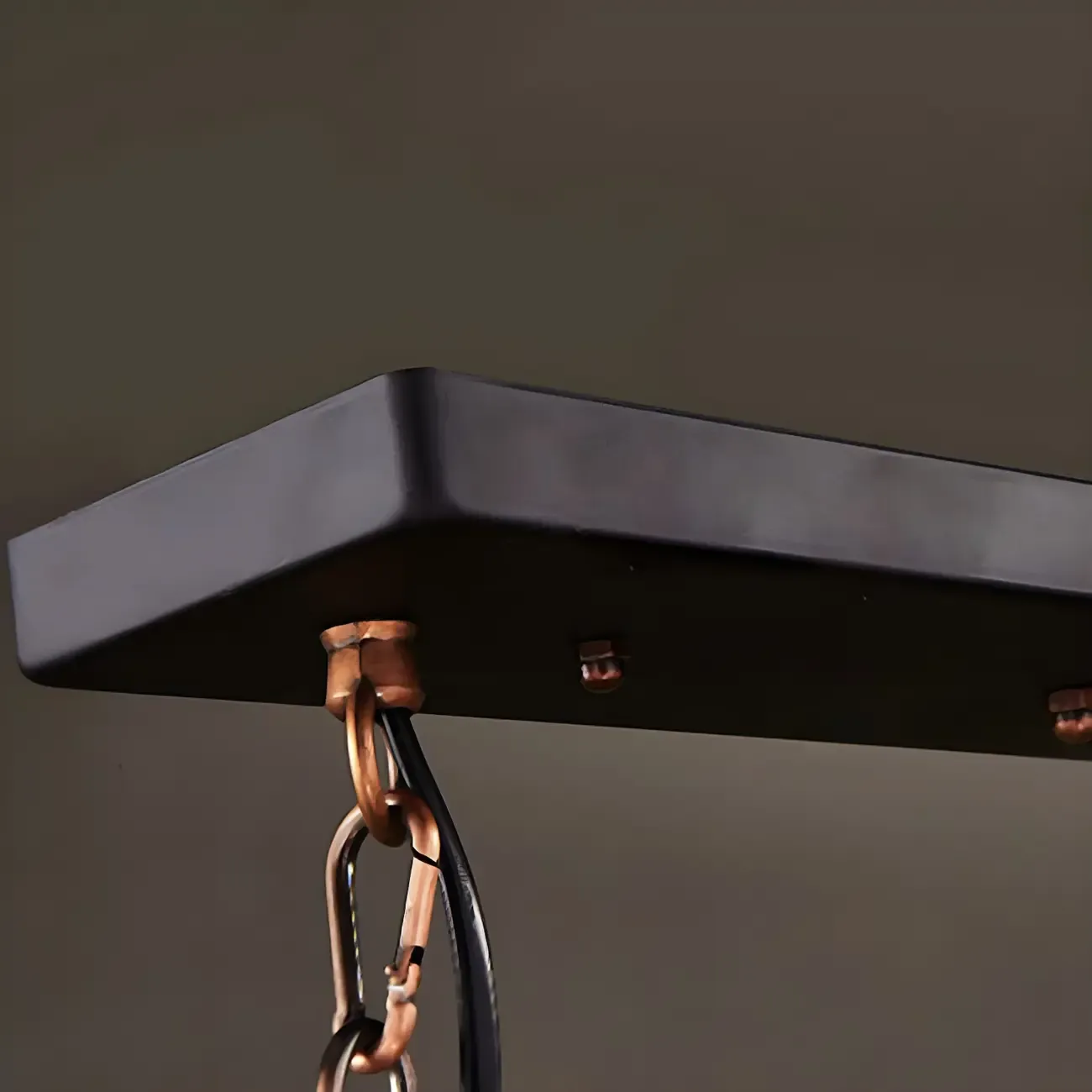 Rustic Industrial Large Wood Island Chandelier