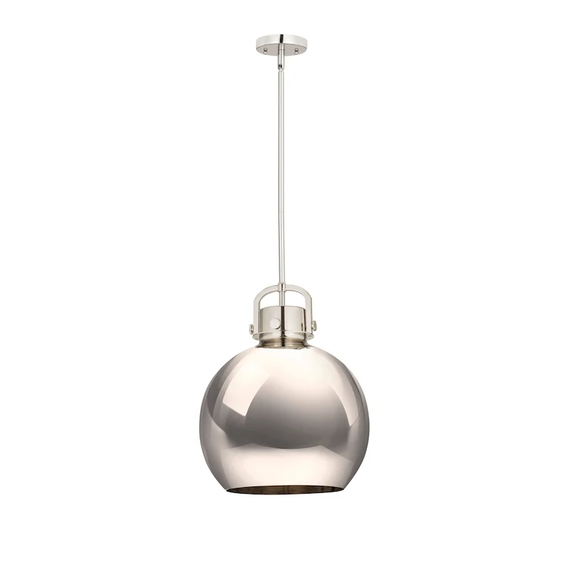 Innovations Lighting Newton Metal Sphere - 1 Light 14  Stem Hung Pendant