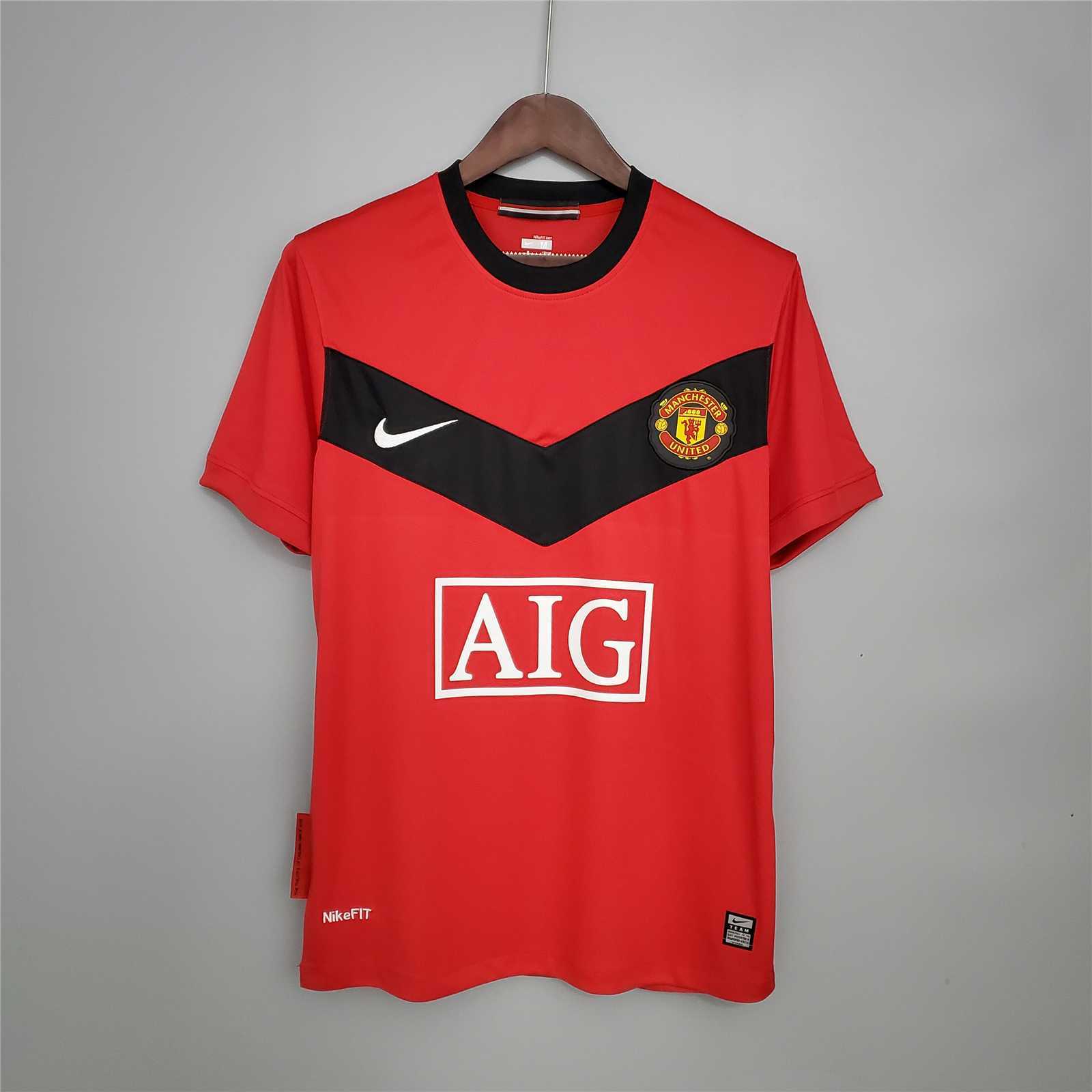 Maillot Rétro Manchester United Domicile 2009/10