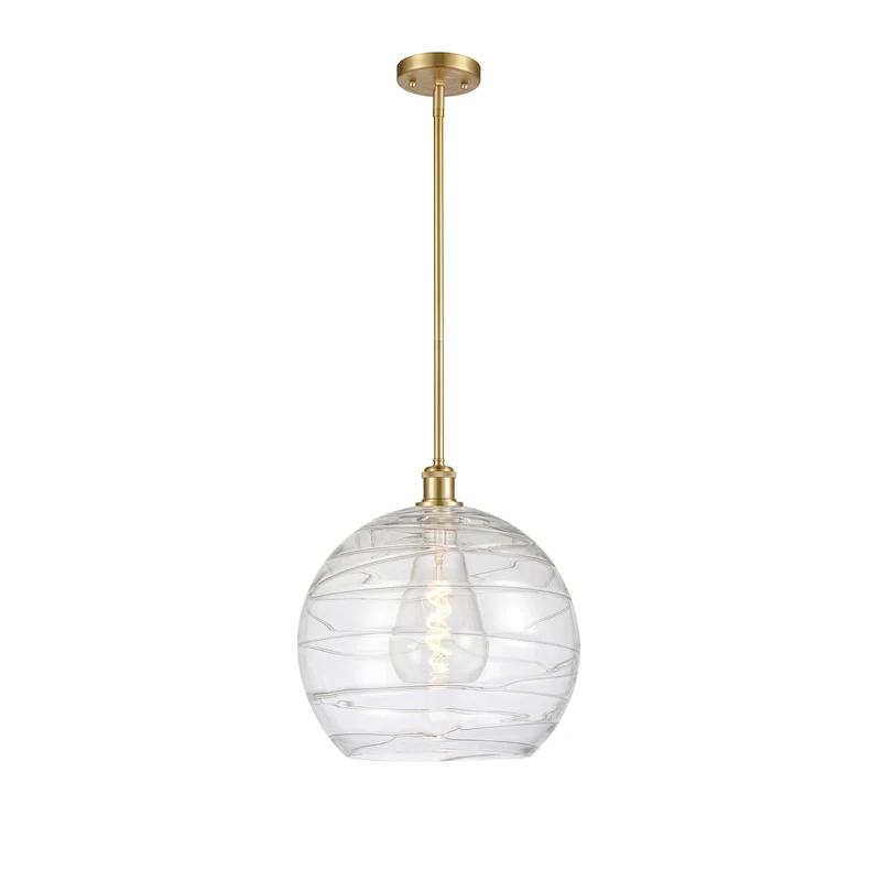 Innovations Lighting Athens Deco Swirl 1 Light 14  Pendant