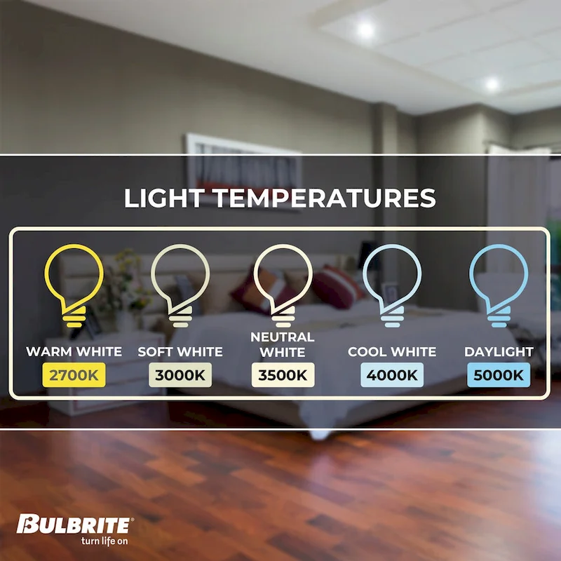 Bulbrite Pack of (4) 12 Watt LED 4  Round Recessed Downlight Fixture with Metal J-Box, 5CCT