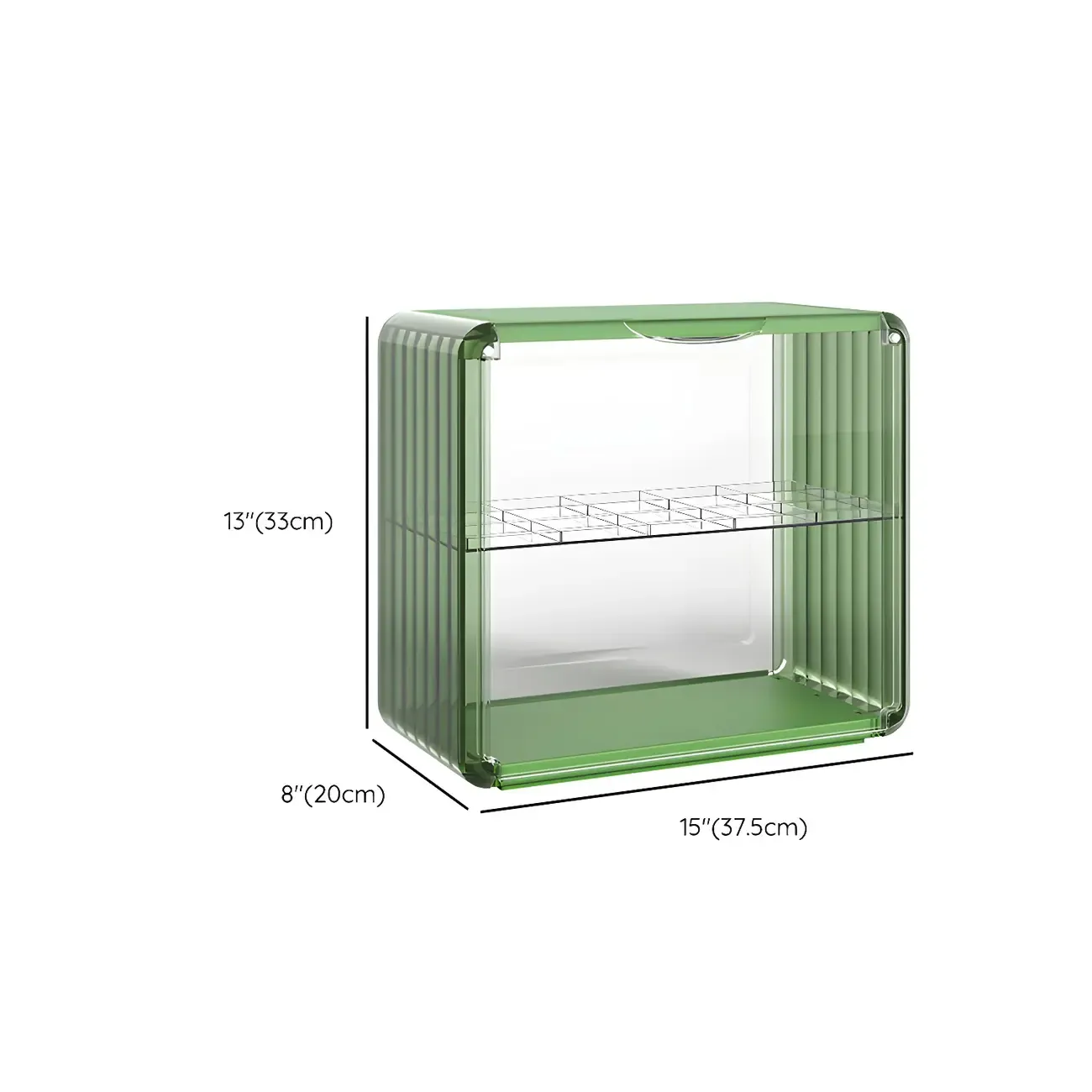 Acrylic Display Cabinet with Glass-like Panel