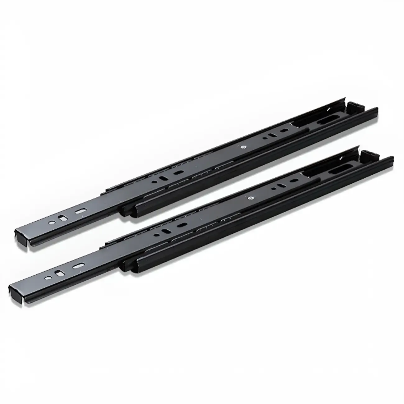 Natural Finish Narrow 6 Shelves Wooden Bookcase with Drawer