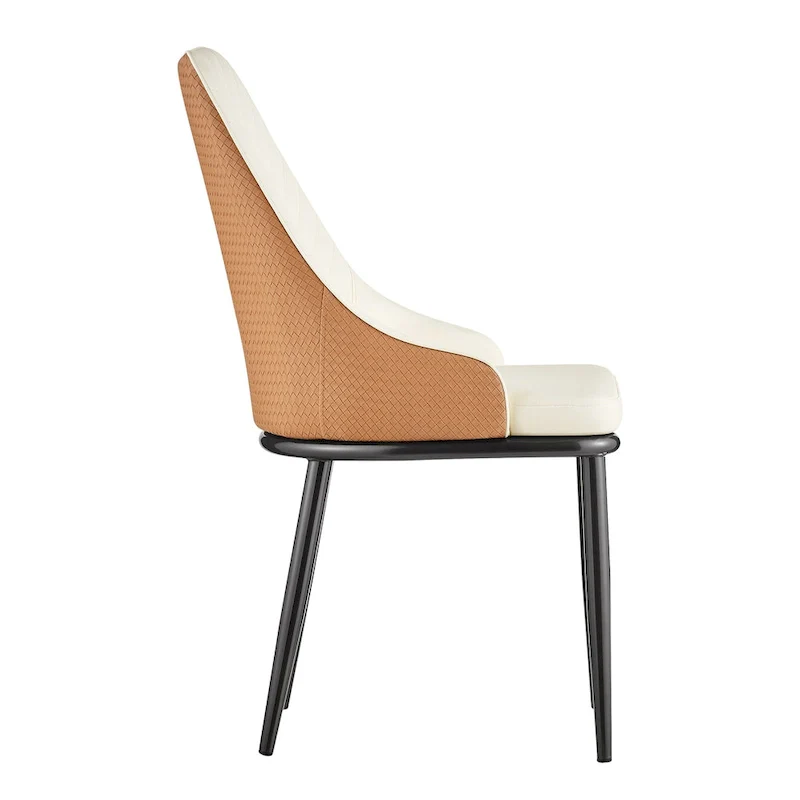 Faux Leather Upholstered Dining Chairs, Set of 4 - 18.1W x 21.3W x 36.6H