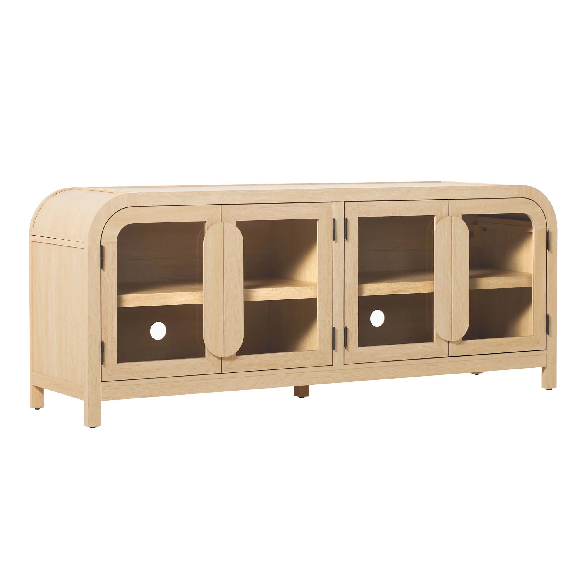 Chantelle Modern Curve Easy Assembly TV?Stand