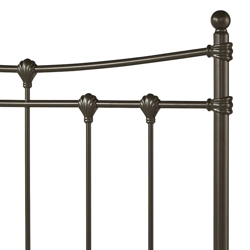 Xander Dark Brown Steel Bed by iNSPIRE Q Classic