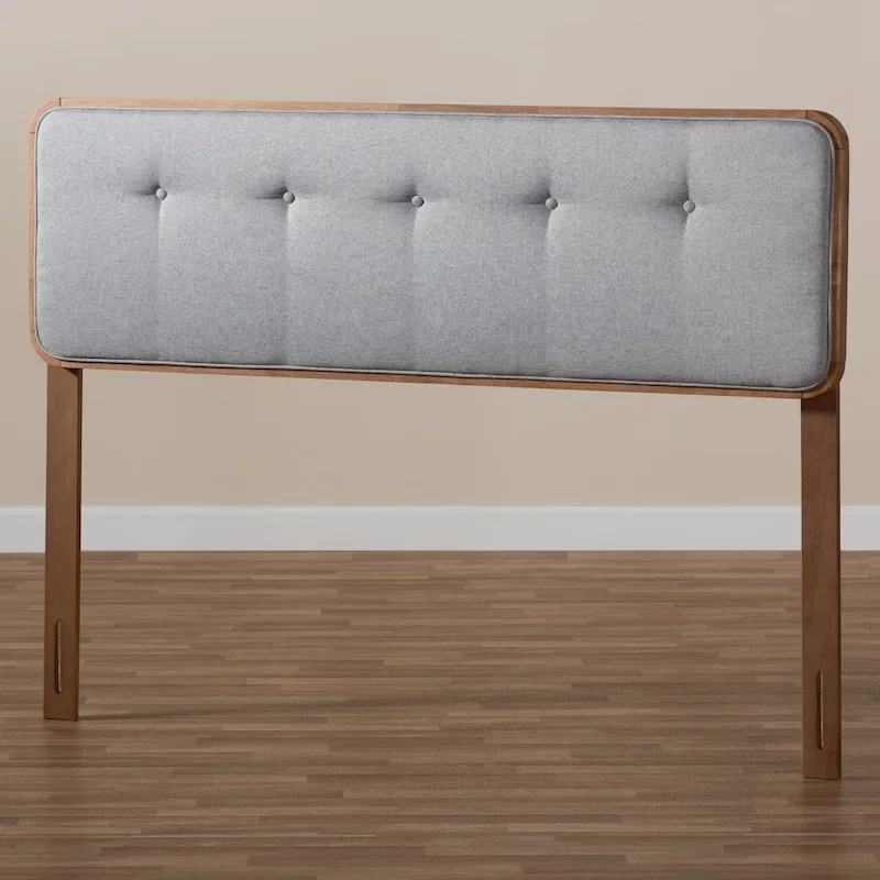 Carson Carrington Ulvik Mid-century Button-tufted Fabric Headboard