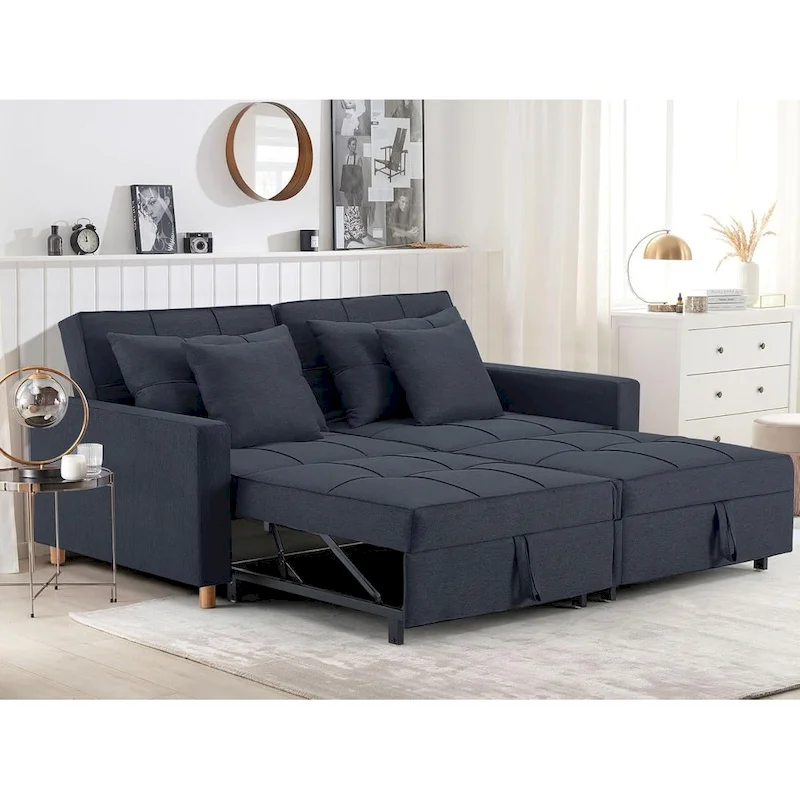 AECOJOY 3-in-1 Sofa Bed Double Sleeper Chair Bed