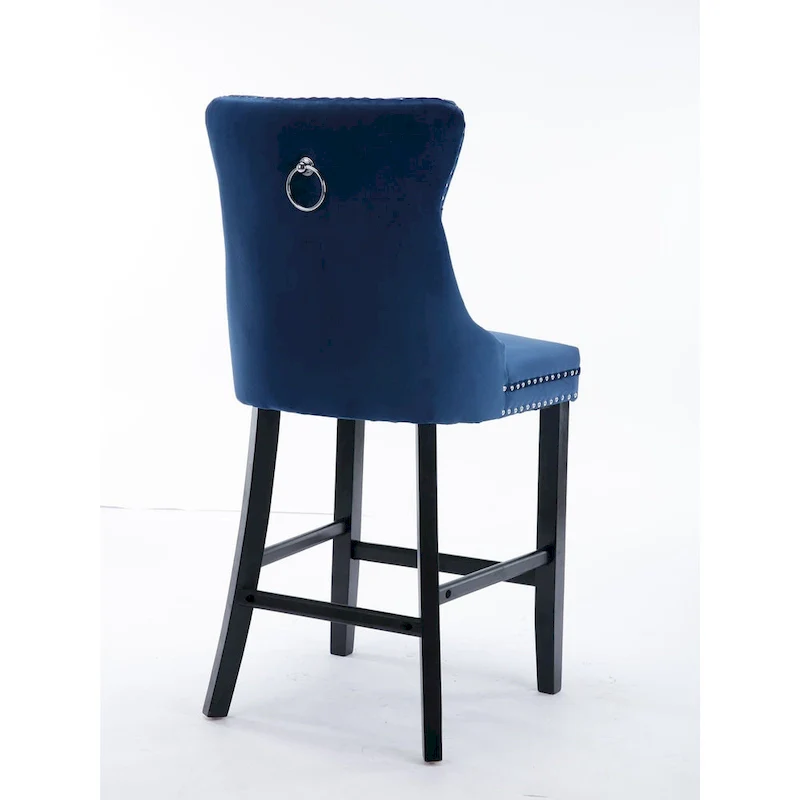Velvet Upholstered Barstools