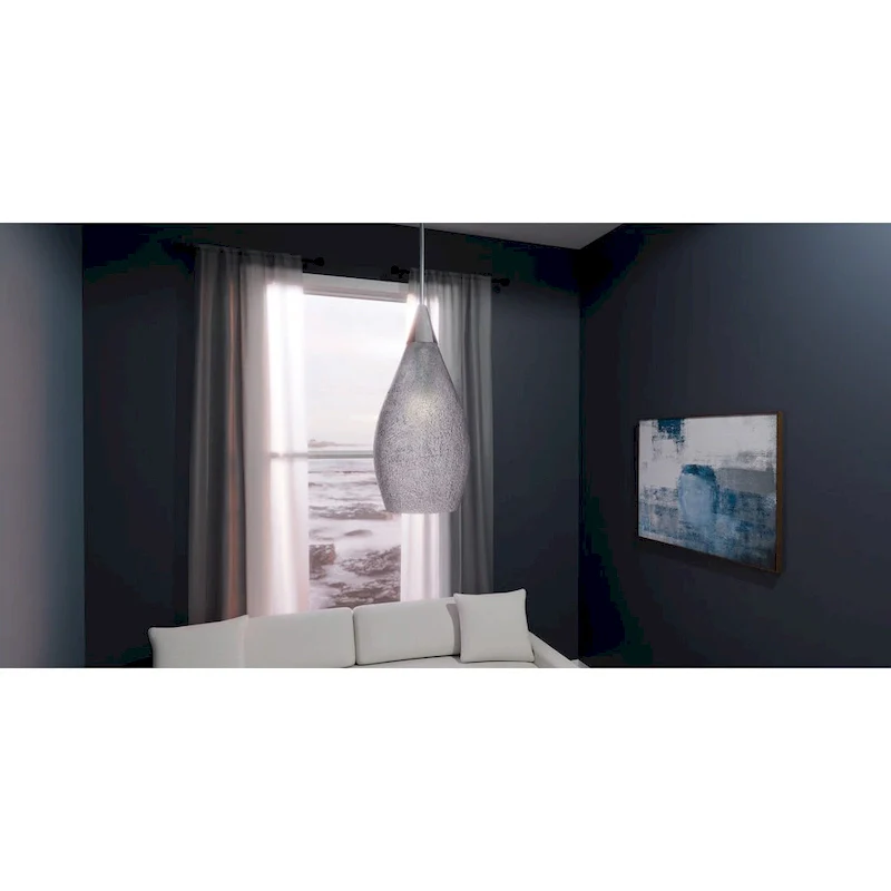 Spruce 1-Light Polished Chrome Pendant Light