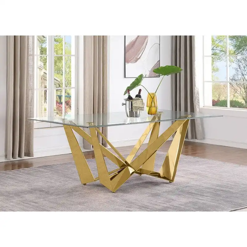 Best Quality Furniture Glass Dining Table