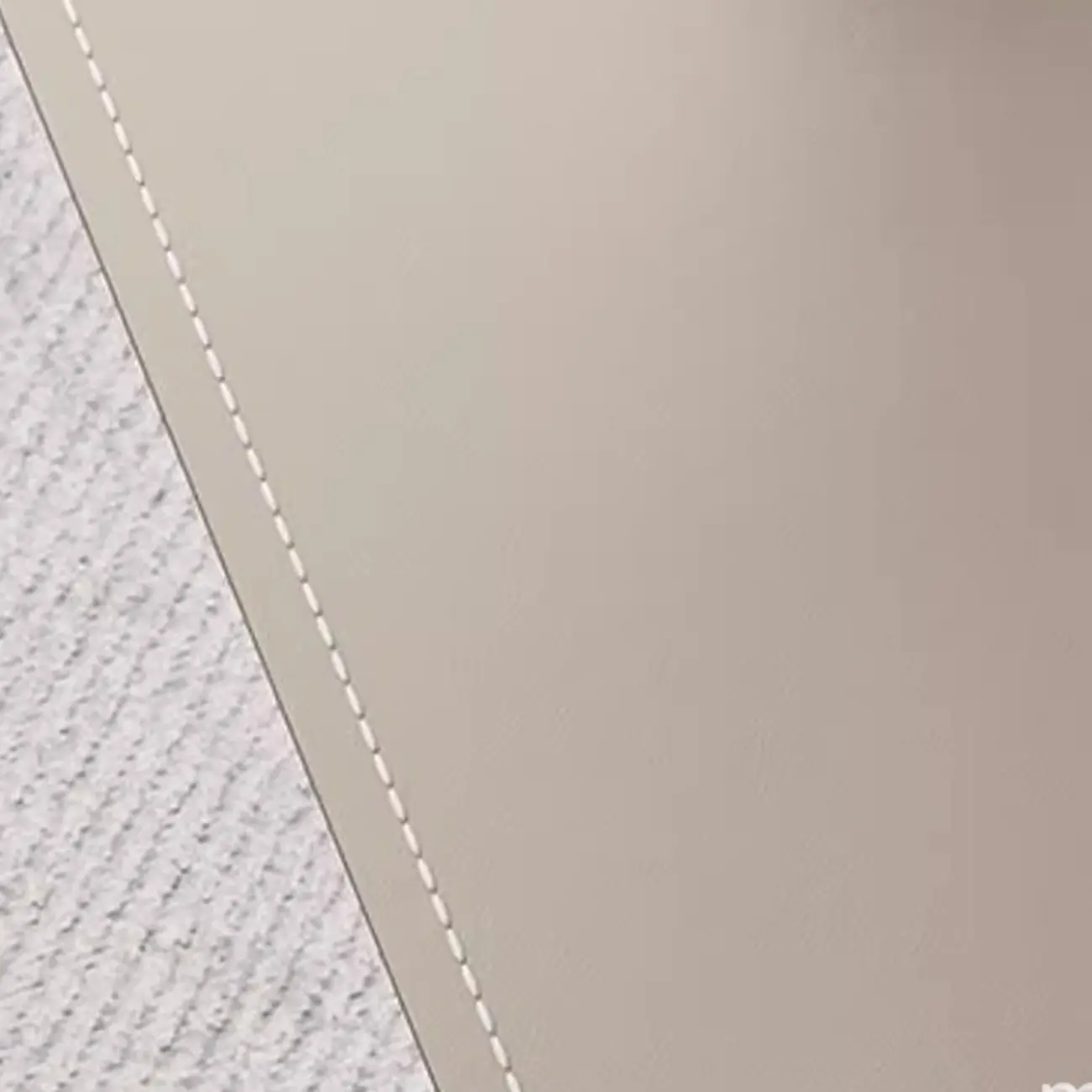 HomeyFad Square Leather Top C-Shape Metal Side Table