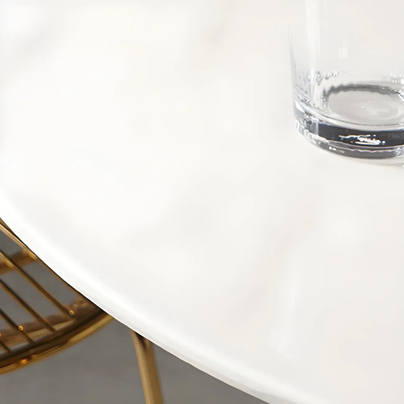 Glam Round Tall Bistro Table Pedestal Base Bar Table